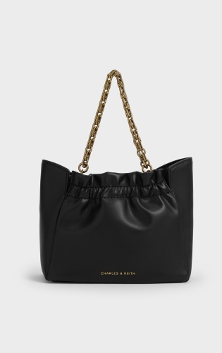 Сумка кросс-боди Charles & Keith полиуретан черный