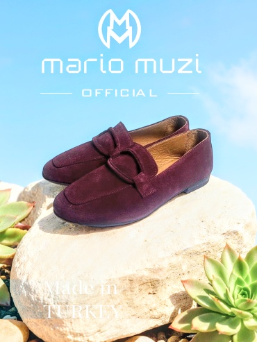 Лоферы Mario Muzi бордовый