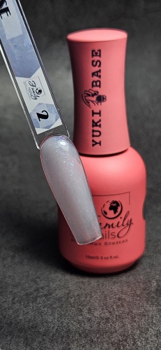Family nails базовое покрытие Yuki base №2 глянцевое 15 г