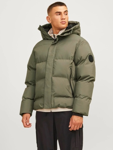 Пуховик Jack&Jones оливковый