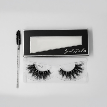 PX03 Good Lashes накладные C 0.02 мм черный mix 8-12 мм