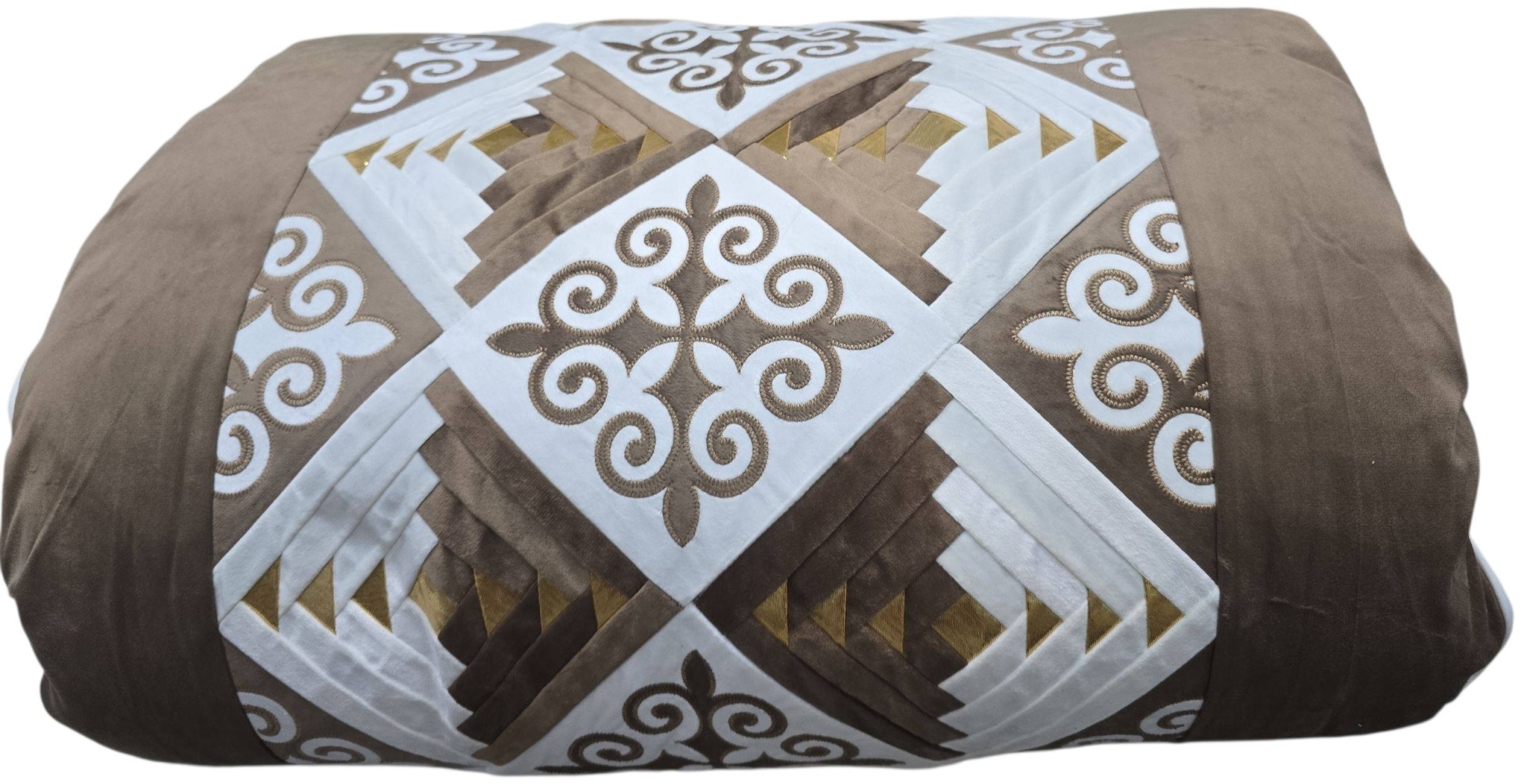 Корпе 220x80 см, вата, белый, золотистый, коричневый