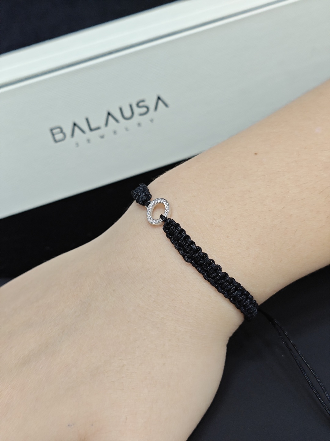 Balausa Jewelry MKR010 длина 18 см, вес 1 г серебро, плетение отсутствует