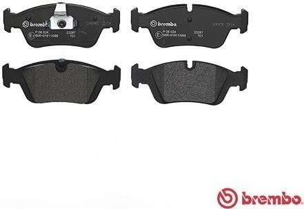 Колодки Brembo передние P06024 4 шт