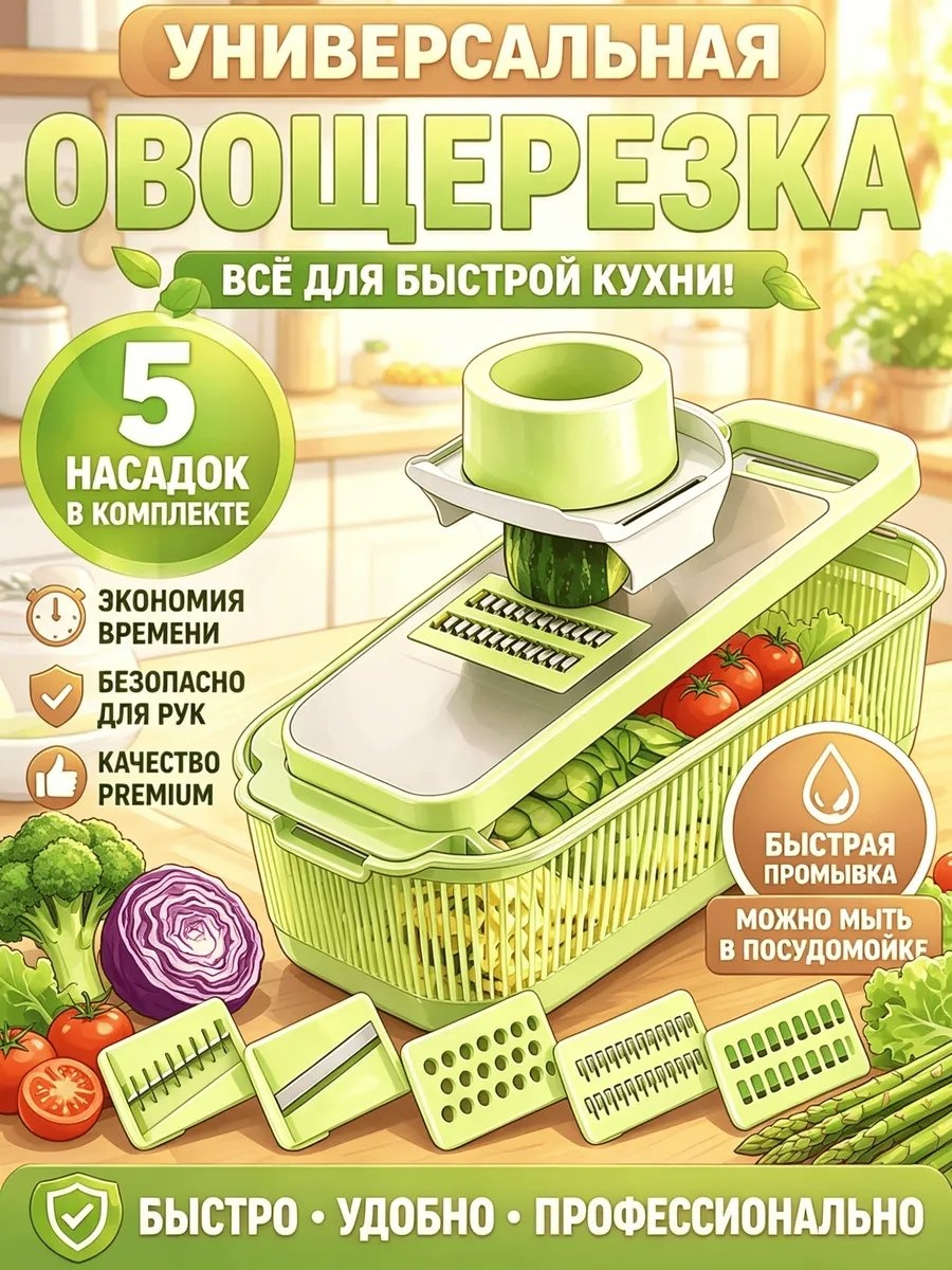 Овощерезка 1000628474, пластик