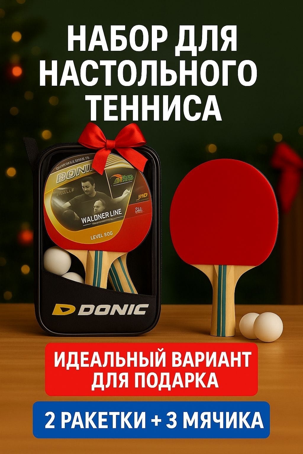 Ракетка ARZA 2R3B для настольного тенниса