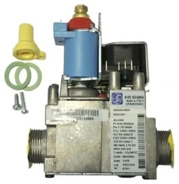Газовый клапан 845 Sigma Sit 0.845.070 для котлов Beretta R10021021 (10021021, 20007784) 3 шт