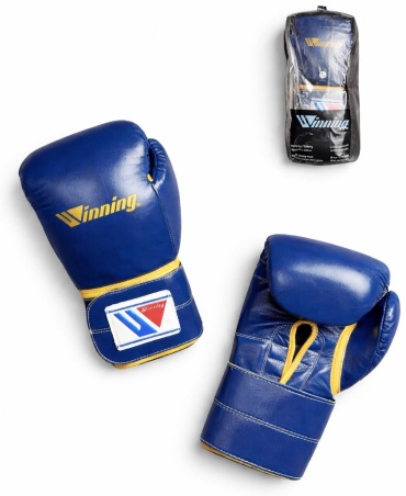 Боксерские перчатки Winning 12 oz синий