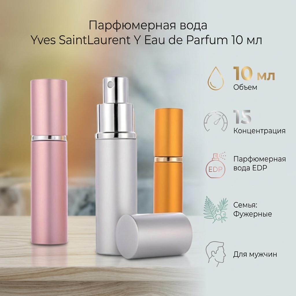 AQUA YVES SAINT LAURENT Y EAU DE PARFUM парфюмерная вода EDP 10 мл, для мужчин