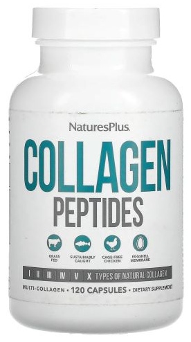 NaturesPlus Пептиды Колагена капсулы 120 шт