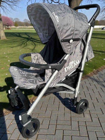 Коляска прогулочная Baby store 309 Dream серая, серый