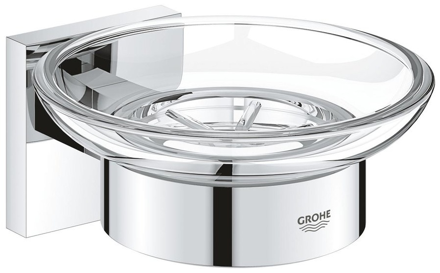 Grohe мыльница White House Start Cube 41096000 1 шт, металл, стекло