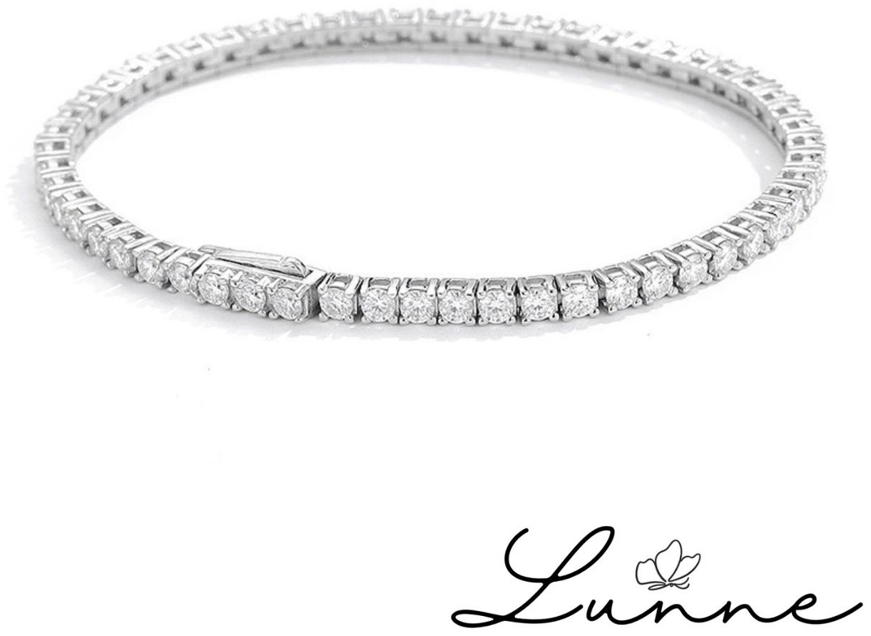 Lunne LNJB-002 длина 18 см, вес 10 г серебро, плетение теннис