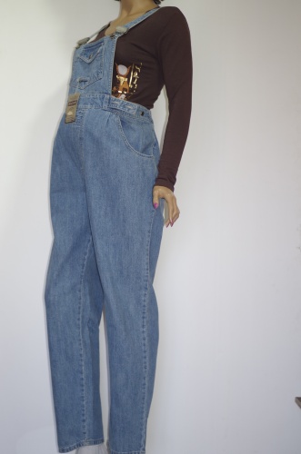 Джинсовый комбинезон Machine Jeans синий