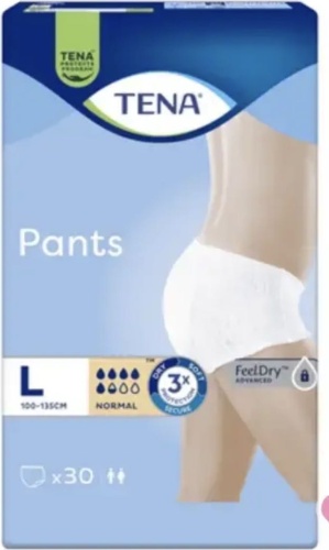 TENA FeelDry Advanced подгузники трусы L 30 шт