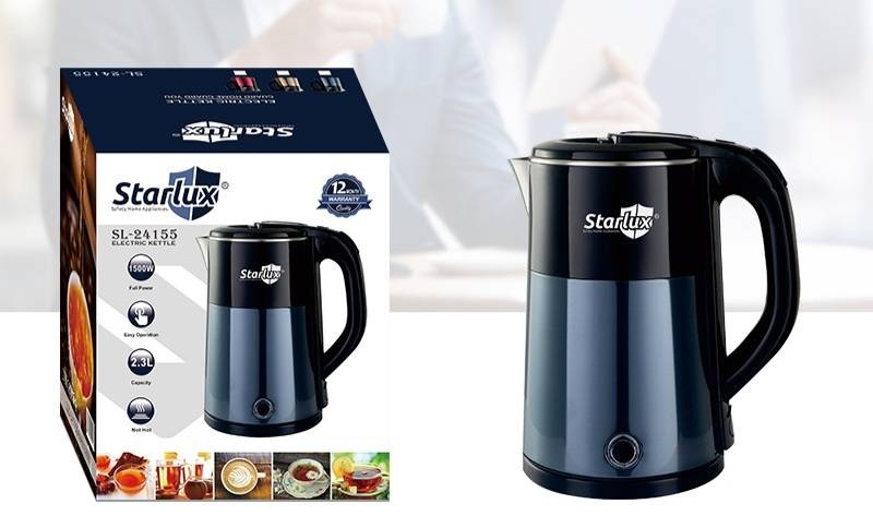 Электрочайник Starlux Sl-24155 черный, синий