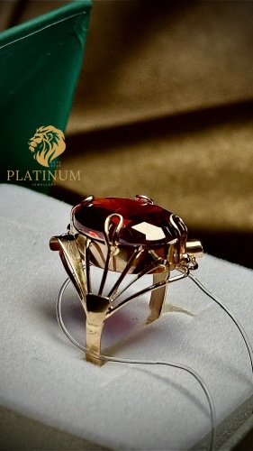 PLATINUM 40732799 размер 19.5 вес 5.8 г золото, рубин