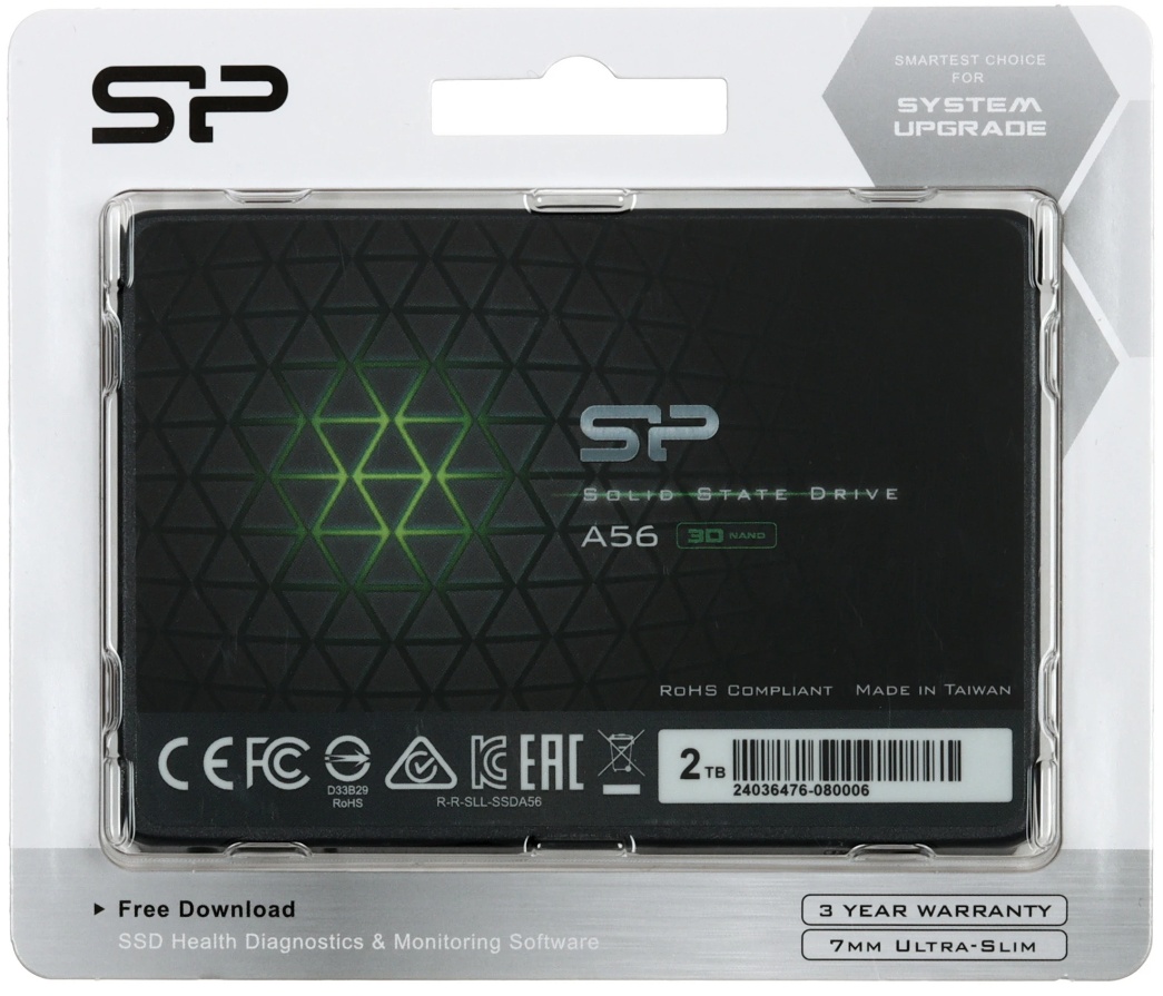SSD Silicon Power A56 SP002TBSS3A56A25 2000 Гб