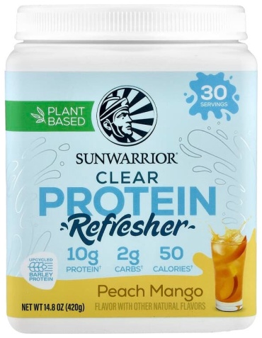 Протеин Sunwarrior Clear Protein Refresher, персик и манго, 420 г персик, манго 420 г