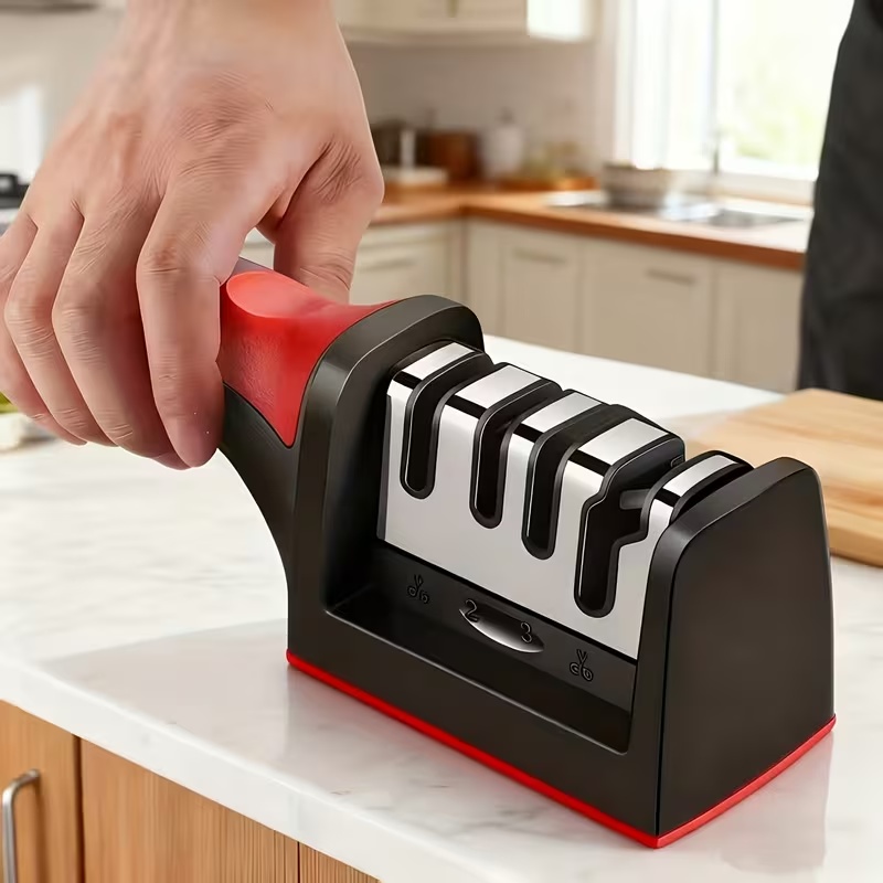 Механическая точилка VK33BlackRed, сталь