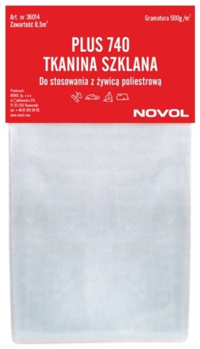 NOVOL PLUS 740 Стеклоткань (г/см3) 500x0.5 м2