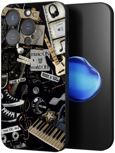 Чехол Mcover для Apple iPhone 15 Pro рисунок