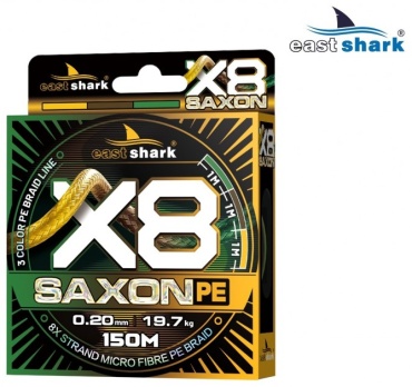 Леска East Shark плетеная 522410 0.16 мм мультиколор