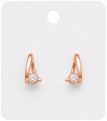 Серьги Jewelry бижутерный сплав, фианит