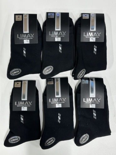 Носки LIMAX 12 пар черный 39-42