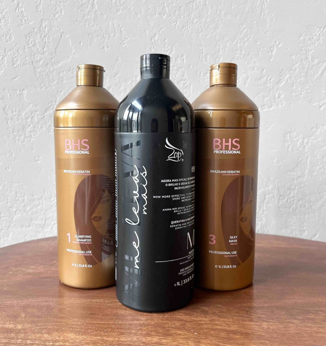 BHS состав Brazilian Hair Seduction 1,3 шаг + Zap me Leva black #2 1000 мл