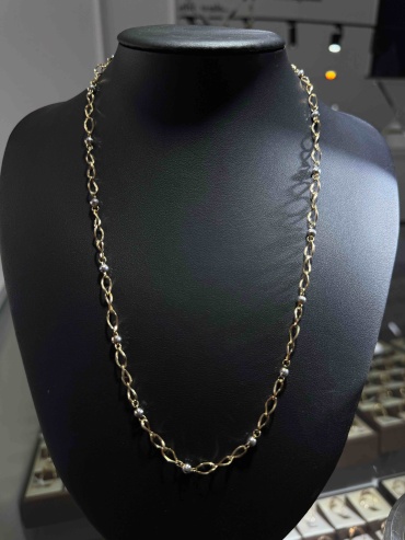 Ab SLM gold длина 50 см, вес 5.79 г золото, плетение отсутствует