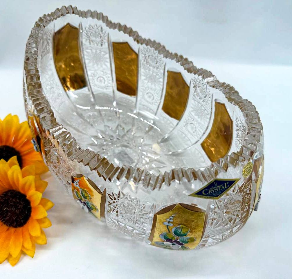 Салатник Aurum Crystal 22.5х22.5 см, хрусталь, 1 шт