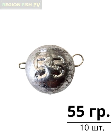 Груз-плавник REGION FISH PV ЧБ-55/10
