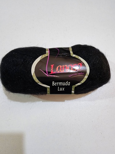Моток Lanoso Bermuda Lux 160 Чёрный с блеском 500 м 100 г