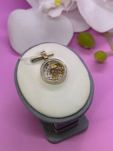 Брошь SAR JEWELRY VIP44A-087_5191 вес 7.2 г золото, бриллиант