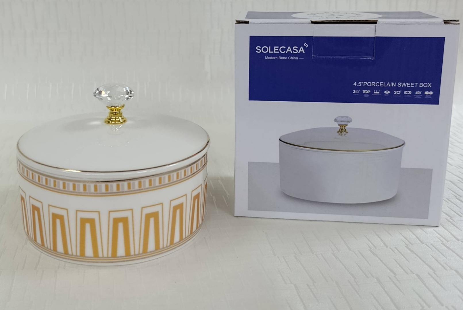 Solecasa сахарница 3701 1 шт, фарфор