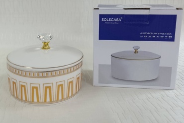 Solecasa сахарница 3701 1 шт, фарфор