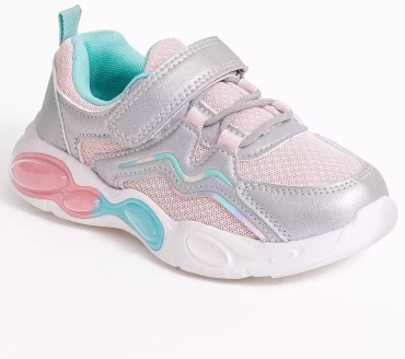 Кроссовки Neo Feet розовый, серебристый