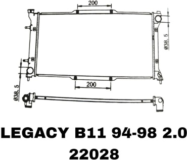 A.D.A.L AUTO радиатор основной 37653/SB0003BC/22028