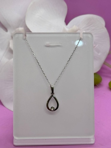 Колье SAR JEWELRY Aniram_ViP_Z-07-012_7795 длина 45 см вес 2.4 г золото, бриллиант