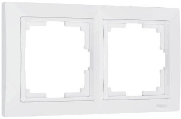Werkel Рамка на 2 поста /W0022001 (белый, basic), белый