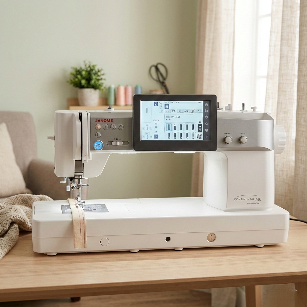 Швейная машина Janome CONTINENTAL M8 Professional белый