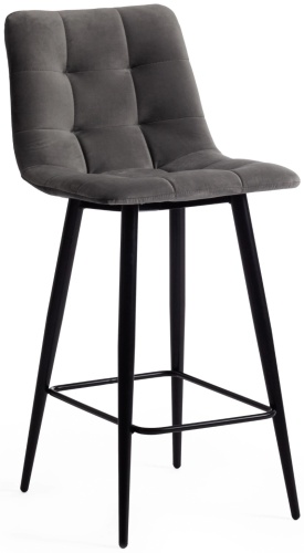 Барный стул ModiHome CHILLY, 94x44x53 см, серый 1 шт.
