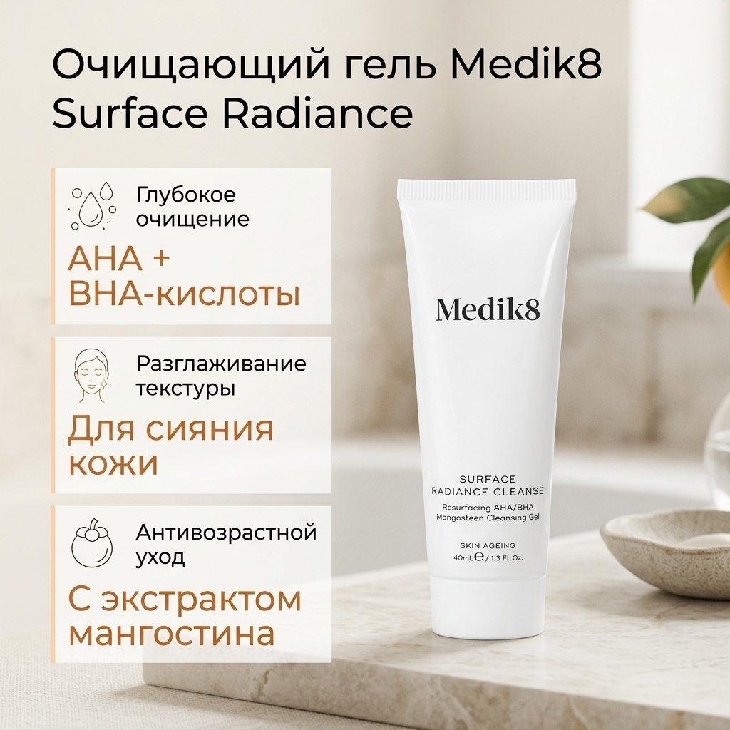 Medik 8 Surface Radiance гель 40 мл