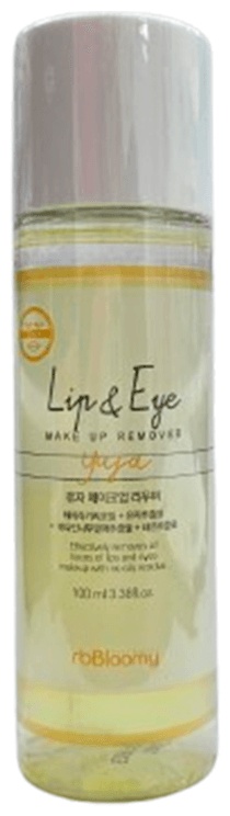 RbBloomy Yuja Lip Eye Make Up Remover жидкость для снятия макияжа 100 мл