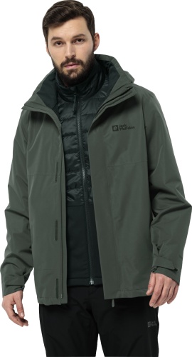 Демисезонная куртка Jack Wolfskin зеленый