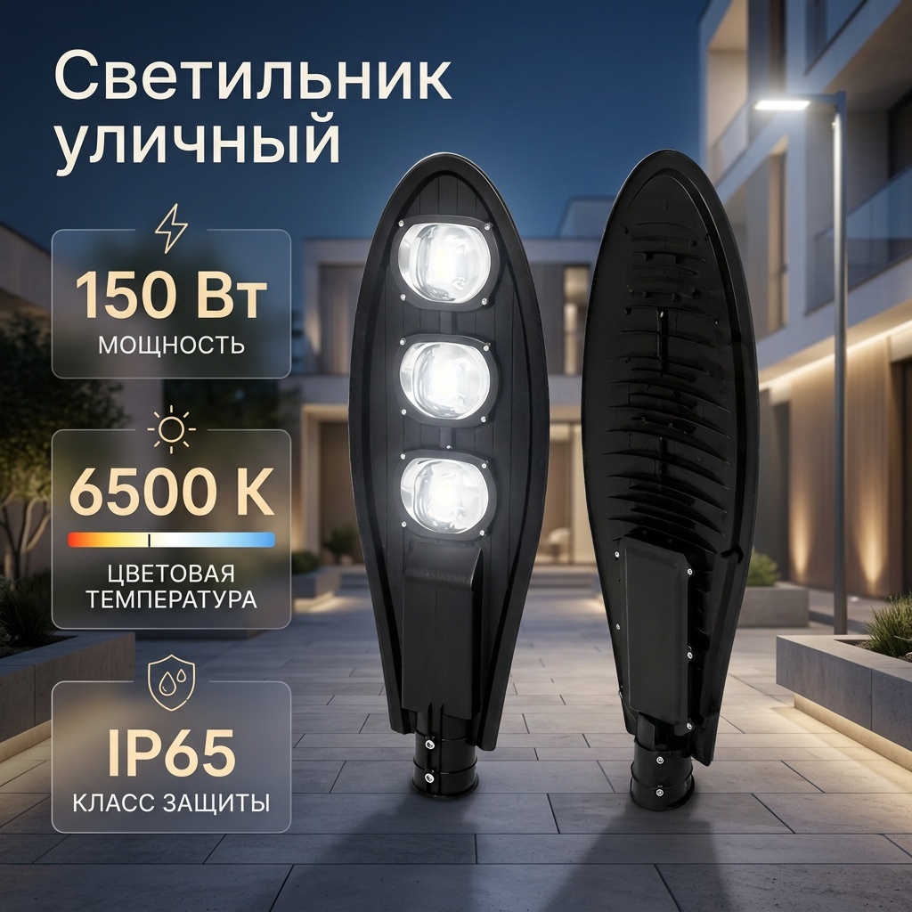 Уличный светильник на столбе / опоре RAML LED 150 Вт 70 см