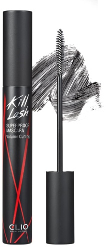 Тушь для ресниц CLIO Kill Lash Superproof Volume curling для объема, подкручивающая черный
