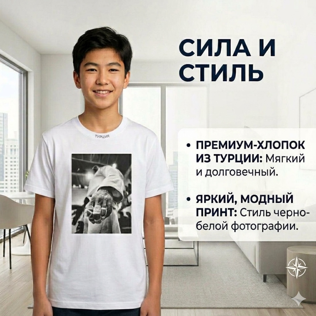 Футболка белый