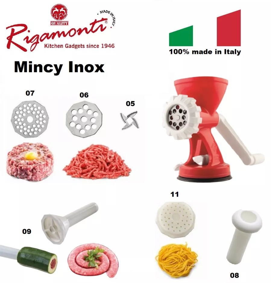 Мясорубка ручная Rigamonti 249646732, сталь
